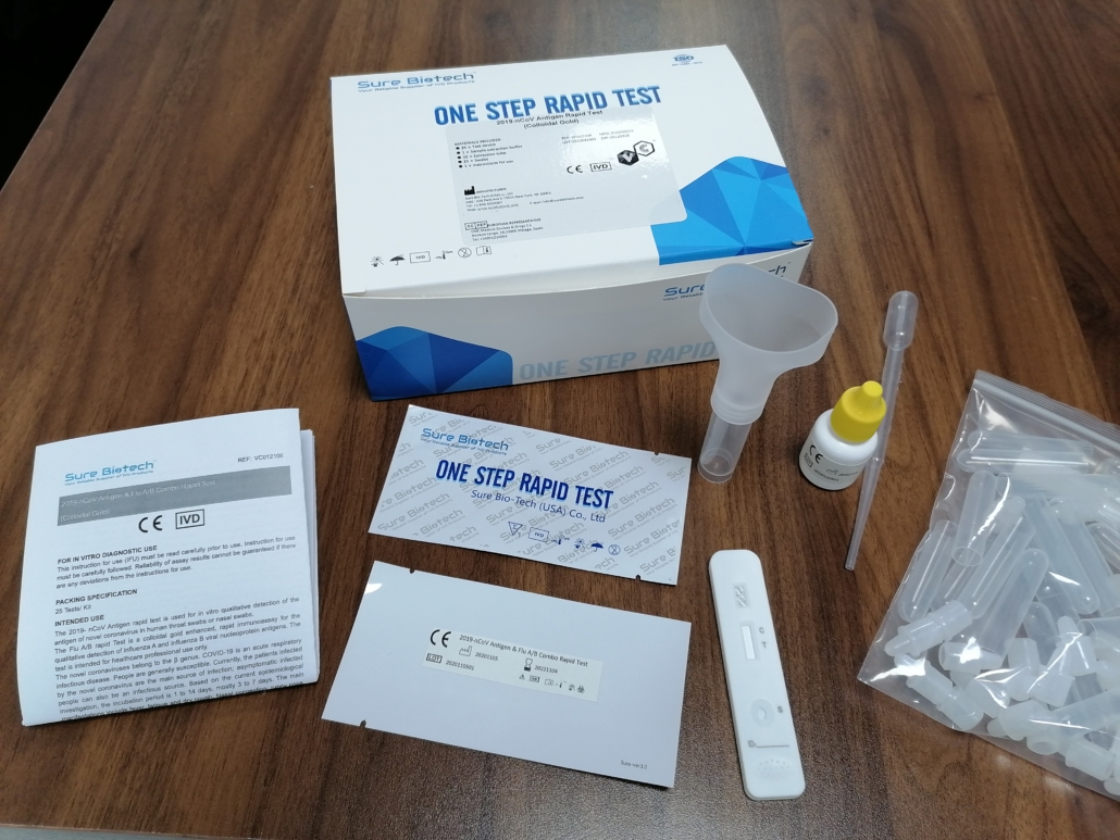 Covid-19 antigen saliva test